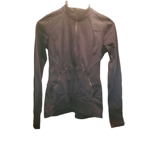 Lululemon Full Zip Running Jacket. Black Size 6 - Picture 2 of 7